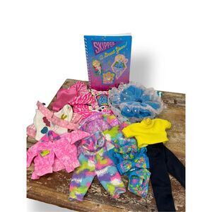 Vintage 1980s Barbie Skipper Doll Clothes & Teen Scrapbook Mattel